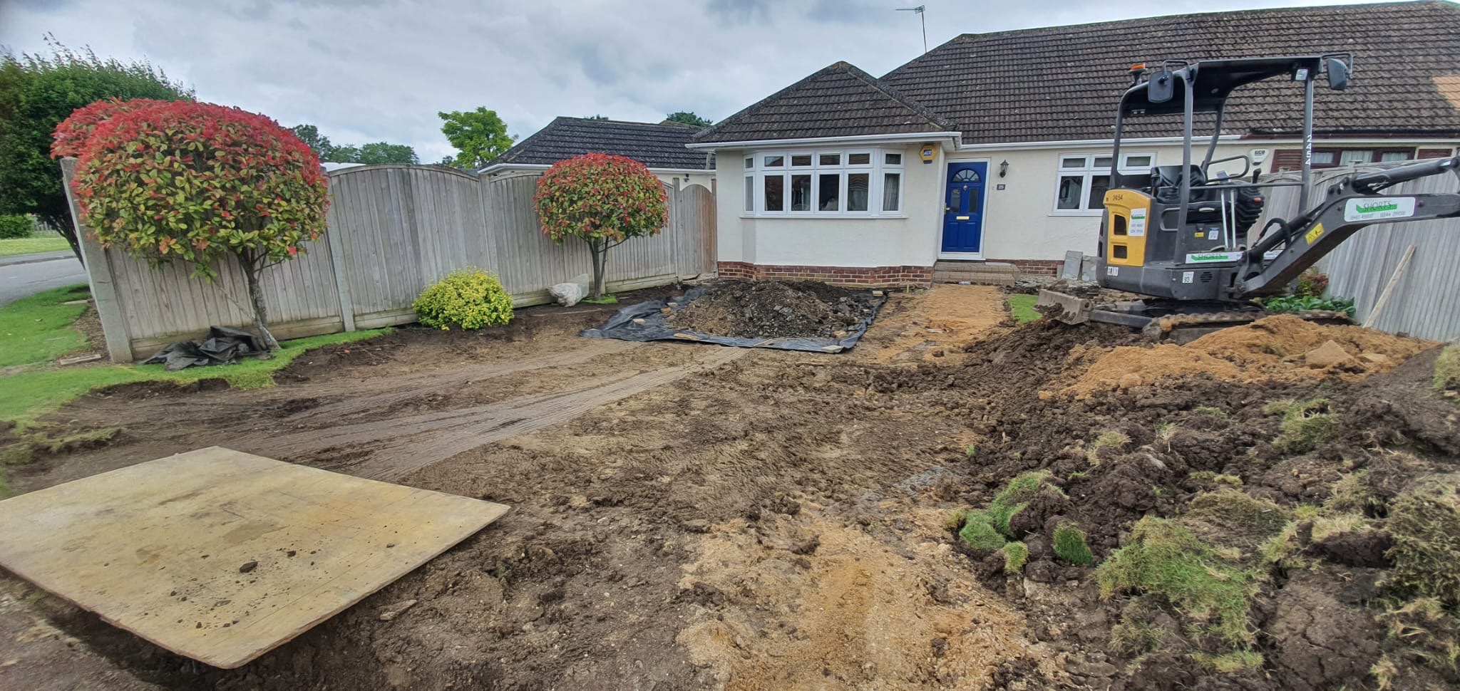 After: completed premium block paving driveway